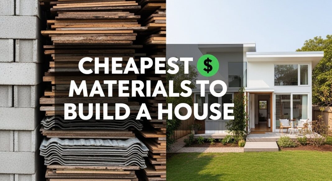 Cheapest Material to Build a House in 2026