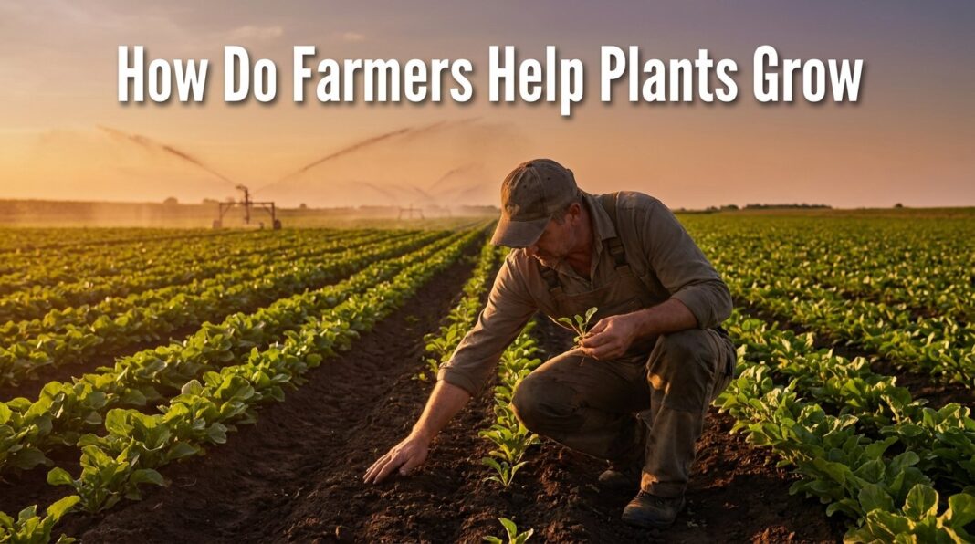 How Do Farmers Help Plants Grow